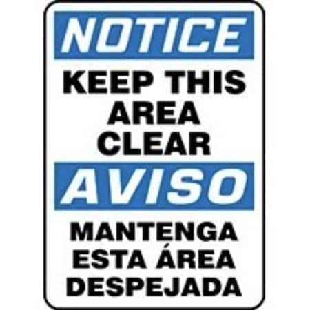 Accuform BILINGUAL Safety Sign SPANISH SBMVHR847XV SBMVHR847XV
